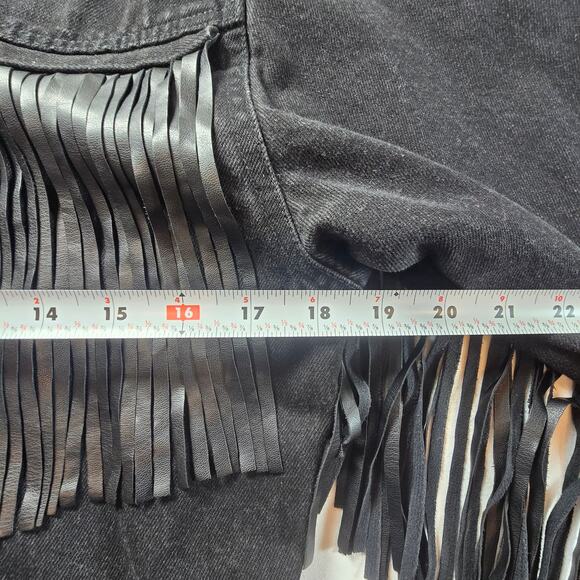 BLANKNYC for Anthropologie Battle Ship Fringe Jacket. Size S. - Picture 7 of 11